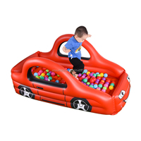 Lit d'air gonflable moderne multifonctionnel et pliable pour enfants, design voiture de course, avec revêtement floqué, amovible, pour chambre à coucher