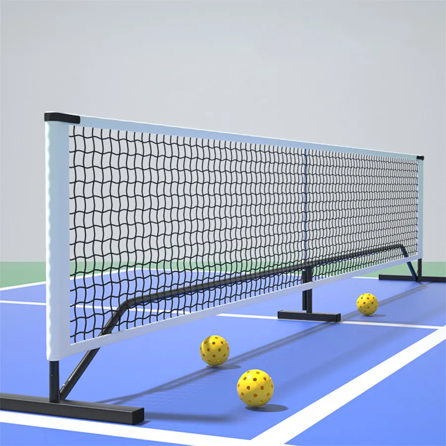 Индивидуальная этикетка, портативная регулируемая высота теннисной сетки для открытого гаражного двора