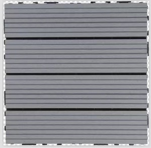 Tự làm Composite gạch 300*300*20mm vuông cà phê <span class=keywords><strong>WPC</strong></span> sàn mịn chống trượt gỗ sồi gỗ nhựa <span class=keywords><strong>decking</strong></span> ngoài trời châu Á Phong cách thiết kế - Product Image 6