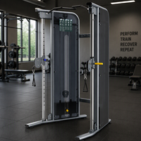 Machine à poulies double réglable professionnelle robuste pour entraînement fonctionnel en salle de sport FF17