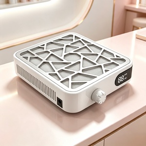 Ventilateur turbo sans fil portable pour bureau, mini aspirateur à poussière pour ongles, extracteur de poussière pour salon à domicile, équipement de manucure - Product Image 3