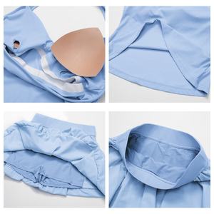 Rok Tenis Pendek Cepat Kering, Rok Mengembang Bernapas dengan Saku, Rok Olahraga Lari Tenis, Gaun Tenis untuk Wanita - Product Image 6