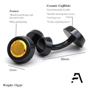 Gemelos de kaftan de metal personalizados, precio al por mayor, fantasía de dongguan - Product Image 1