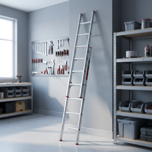 KAS-360 A-Type 3 Section Telescoping Sliding Ladder 60 Step Extreme Height Extendable Aluminum 150 kg Capacity Warehouse - Product Image 2