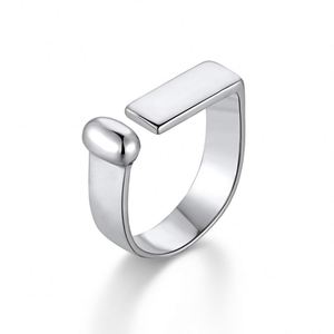 Dylam Personalized Gold Bold D Letter Open <b>Ring</b> Adjustable Women <b>Statement</b> <b>Rings</b> S925 Silver Party Womens Vintage <b>Ring</b> - Product Image 1