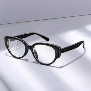 Monturas de gafas Cat Eye de aro completo para mujer, anti luz azul, diseño ligero y sólido 2024 - Product Image 4