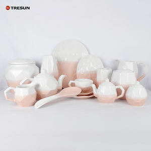 Juego <span class=keywords><strong>de</strong></span> vajilla <span class=keywords><strong>de</strong></span> dolomita, tazón <span class=keywords><strong>de</strong></span> AZÚCAR rosa, tetera - Product Image 1