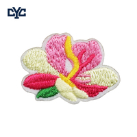 Patchs brodés thermocollants pour vêtements, motifs tissés de tournesol, lys et fleurs de lotus, design coloré de feuilles et de fleurs