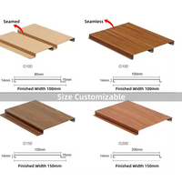 Plafond suspendu linéaire perforé insonorisant, ignifuge et étanche en aluminium G-Plank, type boucle, pour auditorium et école