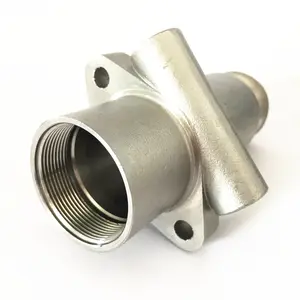 Custom Made Precision Lost wax Casting Food Grade Stainless Steel Connection Pipe High quality Cast Aluminum