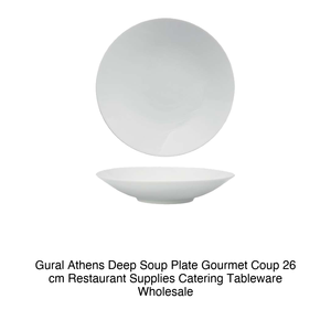 Assiette à soupe gourmet Athènes 26 cm Gural Atn26Gck00 - Product Image 2