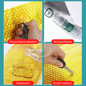 BUTYL xe giảm xóc tấm xe âm thanh deadener Mat tự động âm thanh deadening tấm âm thanh deadening vật liệu - Product Image 5