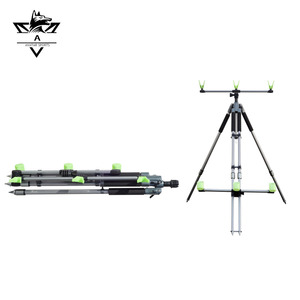Vente chaude Réglable Télescopique 3-<span class=keywords><strong>Rod</strong></span> En Alliage D'aluminium Stable Trépied Stand Surf Canne À Pêche <span class=keywords><strong>Pod</strong></span> Avec Conception De Côtes Renforcées - Product Image 3
