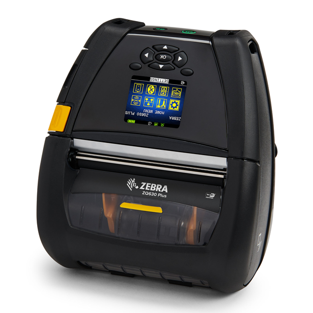 Zebra ZQ630 Plus Thermal Printer Mini Thermal Transfer Printer Portable 203dpi Wirelessly Connects Barcode Printer