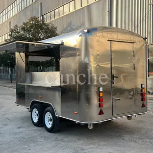 Camion de restauration rapide mobile de 4 mètres pour la vente de burgers, pizzas et frites en ville - Product Image 3