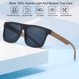 OEM Wholesale <b>Sunglasses</b> Lunettes De Soleil Custom Logo Bamboo Polarized Lens Wood Wooden <b>Sunglasses</b> for Men and Women - Product Image 3