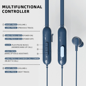 SIBYL-auriculares inalámbricos con banda para el cuello, dispositivo de audio deportivo Bilateral, con cancelación de ruido inteligente, magnéticos, <span class=keywords><strong>Bluetooth</strong></span>, <span class=keywords><strong>manos</strong></span> <span class=keywords><strong>libres</strong></span>, 5,2 - Product Image 3