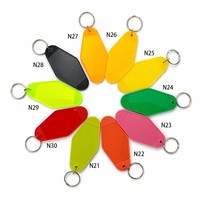 Porte-clés vierges pour hôtel, personnalisables par sublimation, en gros, pour motel, ensemble de porte-clés vierges