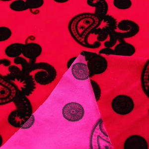 Co Kháng Mobra Velour Hoa Abra Chất Liệu Vải In Tùy Chỉnh Dệt Polyester Hoa 5000/9000 Nhuộm Vải Nhung - Product Image 3