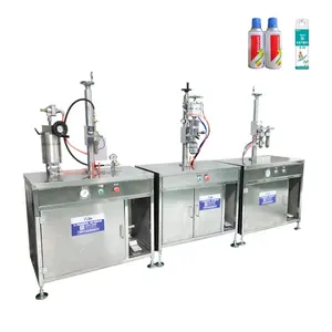 Semi Automatic Rust Remover Spray Aerosol Machine Filling Machine Sealed Inflatable Fully Pneumatic Machinery