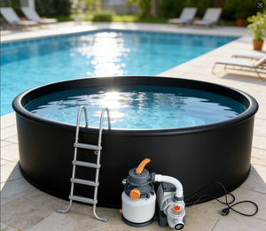 <b>Large</b> Custom Drop Stitch Giant Inflatable Backyard Swimming Pool Above Ground Portable Outdoor Adult Kids Plunge Pool - Product Image 1