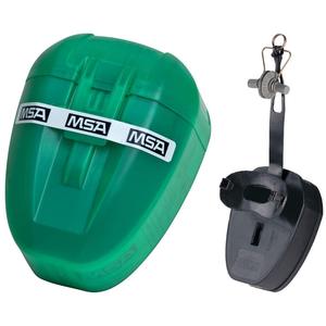 Respiratore di fuga con filtro MiniScape MSA 5 minuti cartuccia monouso funzione polvere riutilizzabile modello piatto include bocchino - Product Image 1