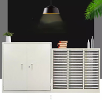 Armoire de classement moderne en métal à plusieurs tiroirs avec plus de 4 tiroirs, design modulaire pour bureau et salle à manger, format A3/A4