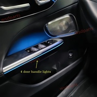 Luz Ambiental LED para Mercedes-Benz Clase C W206 GLC X254, Iluminación Interior Automotriz, Placa de Cubierta Luminosa