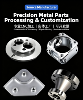 Komponen Logam CNC Kustom yang Terbuat dari Paduan Aluminium, Kuningan, dan Baja Tahan Karat untuk Perangkat Keras Presisi dan Komponen Mesin