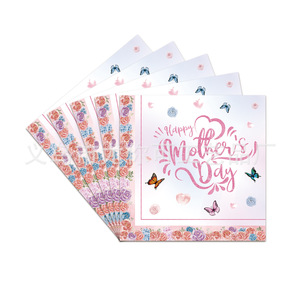 Articles de fête floraux pour la fête des mères, nappes jetables, assiettes en papier, gobelets, serviettes, ensemble de couverts, 60-80 pièces, respectueux de l'environnement - Product Image 4