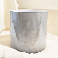 Q're dream couleur bol sonore en cristal clair 99.99% bol chantant en cristal de quartz méditation yoga sain et mascotte