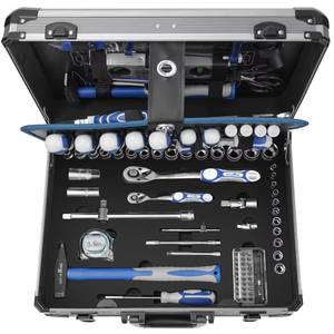 Outils de quincaillerie Steeltreks, ensemble d'outils à main en aluminium de 182 pièces, clé à cliquet, clé à douille et pioche, matériau CR-V, personnalisable, OEM, coffret rigide - Product Image 3