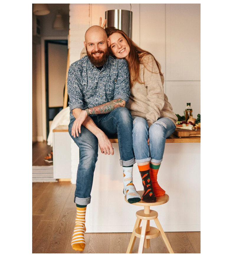 New Pattern Customization Ab Fashion Couple Socks Unisex Creative Graffiti Designer Socks