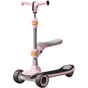 Verstelbare 3 In 1 Opvouwbare Zitstand Ride Auto 'S Speelgoed Led 3 Wielen Breden Pedaal Anti Slip Jongens <span class=keywords><strong>Kids</strong></span> Kick Scooter Voor Kind Leeftijd 2-12 - Product Image 1