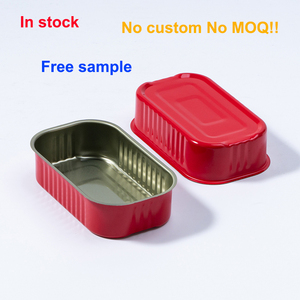 Latas de Metal de 160g para Atún y <span class=keywords><strong>Sardinas</strong></span>, Paquete de 2 Latas Vacías Selladas <span class=keywords><strong>con</strong></span> Tapa Fácil de Abrir, Suministro de Fabricantes - Product Image 2