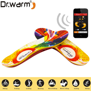 Plantillas calentadas con plantilla inteligente de 5G de <span class=keywords><strong>Dr</strong></span>. Warm, plantillas calentadoras para pesca en hielo - Product Image 1