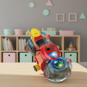 Motocicleta de Acrobacias RC 1:16 con Transformación de Ruedas - 11 Canales, Nuevo Producto, Función de Pulverización, Luces y Efectos Musicales - Product Image 1