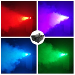 เครื่องพ่นหมอกสำหรับเวที 900W พร้อมไฟ LED 6 ดวง เครื่องสร้างควันแบบพกพาสำหรับบาร์ งานแต่งงาน งานปาร์ตี้ ใช้ภายในอาคาร - Product Image 3