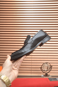 Zapatos Oxford con Parte Superior de Cuero Vacuno de Grano Completo, Suela de Goma, Entresuela de Goma Espumada/Látex, Cuero Vacuno de Grano Completo/Tela - Product Image 4