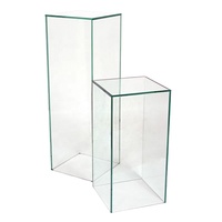 Support à fleurs en acrylique pour décoration de mariage 12x12x32 pouces, socles de présentation transparents en acrylique, piédestal en plexiglas pour fête de mariage