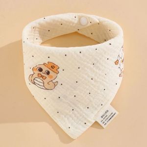 Baberos de Algodón para Bebés Recién Nacidos, Paño de Muselina con Volantes para Niñas, Toalla de Saliva, Precio Económico - Product Image 5