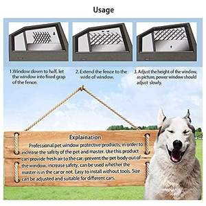 <span class=keywords><strong>Grille</strong></span> de protection extensible <span class=keywords><strong>pour</strong></span> fenêtre de <span class=keywords><strong>voiture</strong></span> <span class=keywords><strong>pour</strong></span> chien - Product Image 4