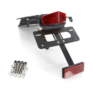 Waximoto fit pour <span class=keywords><strong>Triumph</strong></span> <span class=keywords><strong>Bonneville</strong></span> T100 <span class=keywords><strong>SCRAMBLER</strong></span> aftermarket aluminium numéro plaque d'immatriculation support garde-boue éliminateur queue bien rangé - Product Image 1