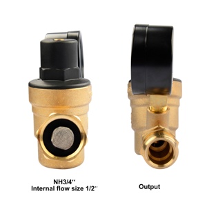 S202 régulateur <span class=keywords><strong>de</strong></span> <span class=keywords><strong>pression</strong></span> <span class=keywords><strong>d</strong></span>'<span class=keywords><strong>eau</strong></span> en laiton réglable sans plomb avec filtre filtré <span class=keywords><strong>d</strong></span>'entrée pour RV, remorque <span class=keywords><strong>de</strong></span> camping-car avec jauge - Product Image 3