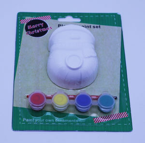 Mainan lukisan anak-anak hadiah Natal mainan lukisan plester diy mainan gambar berwarna lukisan pendidikan gipsum untuk anak-anak - Product Image 3