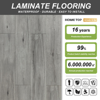 Lantai Laminasi Herringbone HDF AC3 12mm Tahan Air Tahan Gores Mudah Dipasang Grosir