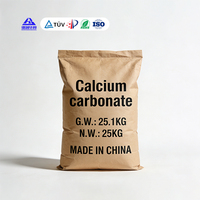 Carbonato de Calcio en Polvo de Grado Industrial, Malla 100-1250 (98% de Pureza), Certificado ISO9001, Grado Agrícola para Plástico