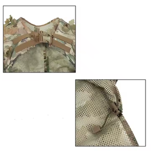 Cina Xinxing di alta qualità 3D foglia di acero foresta mimetica Ghillie vestito per la caccia all'aperto - Product Image 4