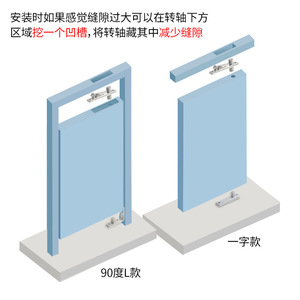 Bisagras Giratorias de 180 Grados de Acero Inoxidable para Puertas de Madera y Aluminio, Diseño Industrial - Product Image 5