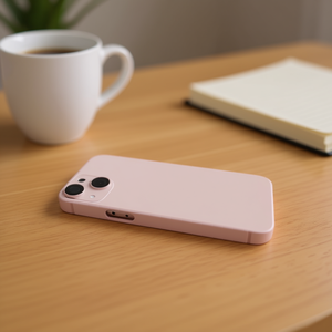 Funda Media con Tapa Trasera para iPhone 13 Mini Rosa Claro - Product Image 3